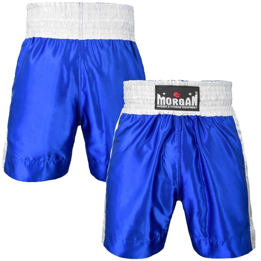 Black or Red Training Fight Wear Boxing Shorts Details about   Morgan Sports Blue 